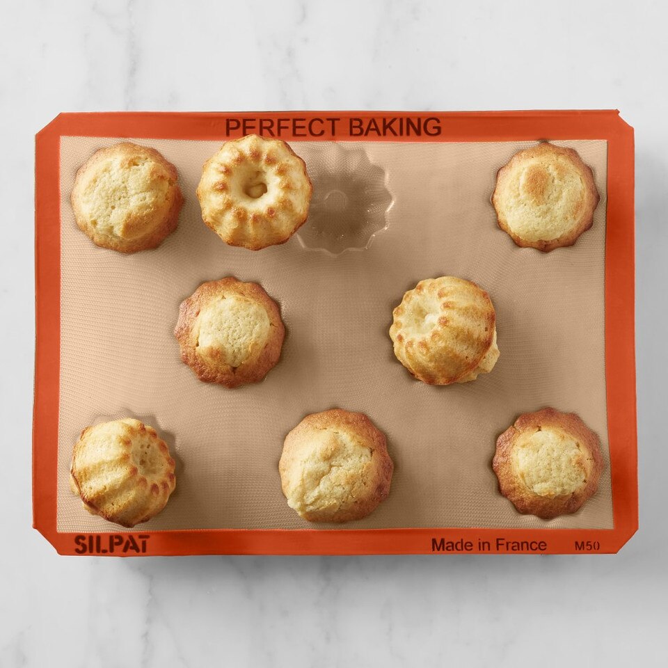 Silpat Silicone Mini Fluted Cake Pan, 8Well Williams Sonoma Australia